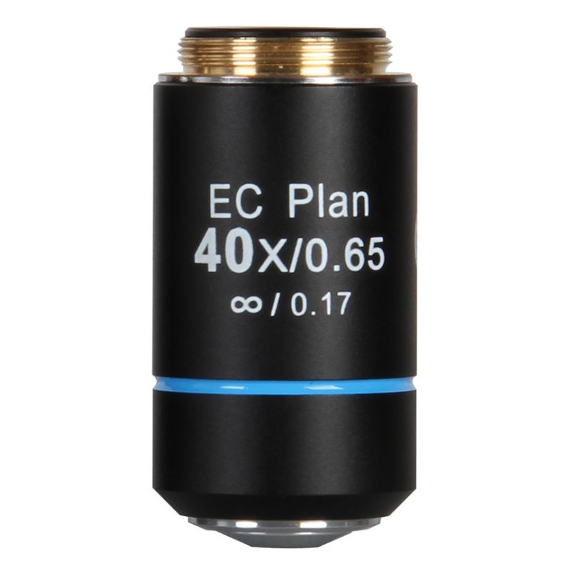 Motic Objektiv EC PL, CCIS, plan, achro, 40x/0.65, S, w.d. 0.5mm