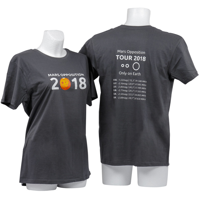 T-Shirt Mars Opposition 2018 - Size XL grey