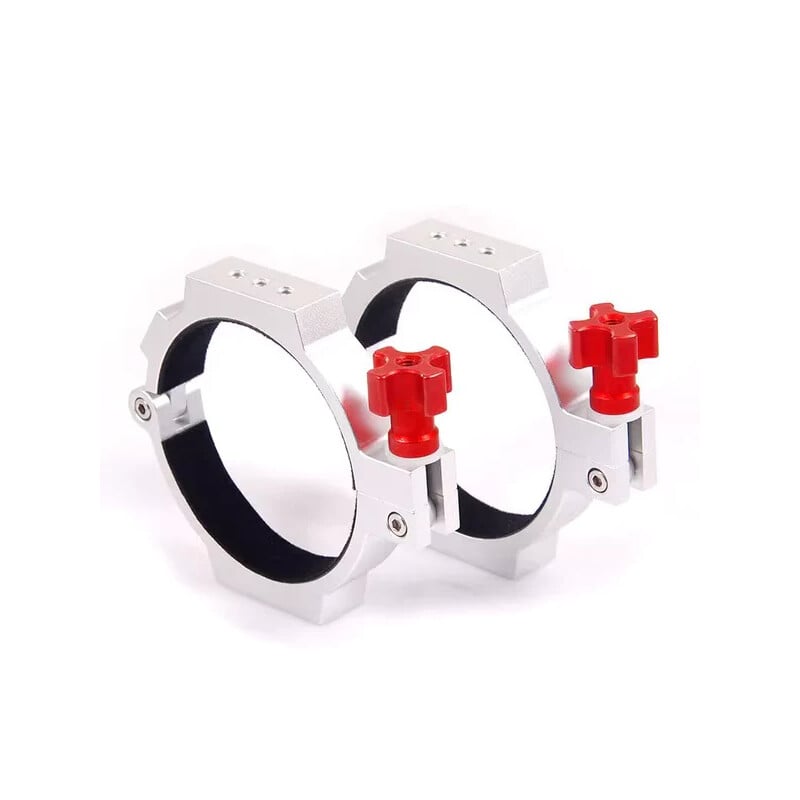 ASToptics 80mm CNC Rohrschellen (Paar, z.B. für TAK FS-60)