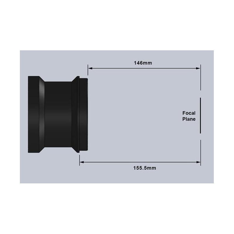 Starizona Reducer/Komakorrektor Celestron C11/C14 SCT II LF Large Format 0,63x