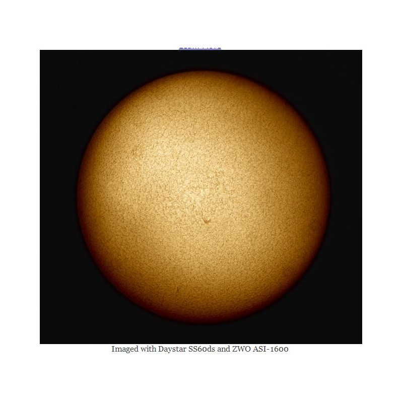 DayStar Sonnenteleskop ST 60/930 SolarScout SS60-ds H-Alpha OTA Set