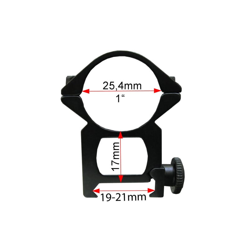 Seben Zielfernrohr Montage 25,4mm (1") 21mm Weaver Picatinny Schiene Jagd RSM01