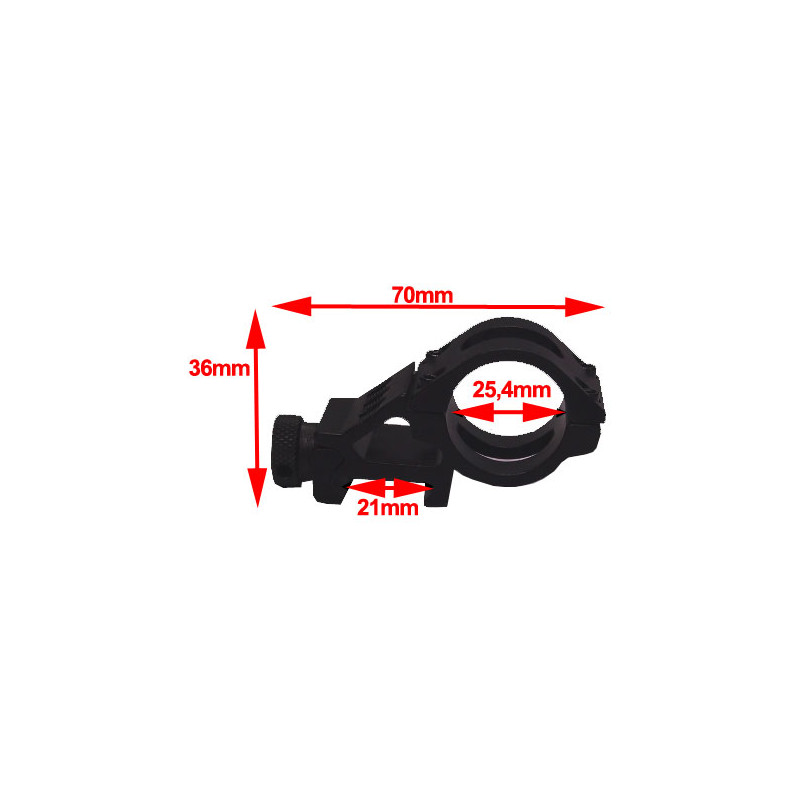 Seben Zielfernrohr 45° Montage 25,4mm (1") 21mm Weaver Picatinny Jagd RSM08