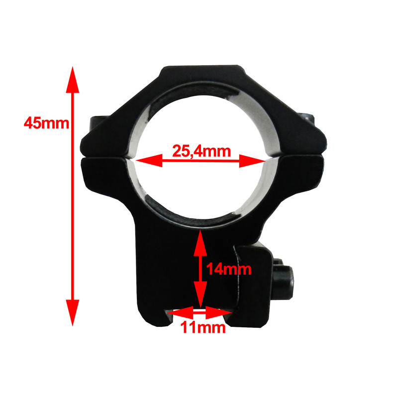 Seben Zielfernrohr Montage 25,4mm (1") 11mm Schiene Jagd Gewehr RSM10