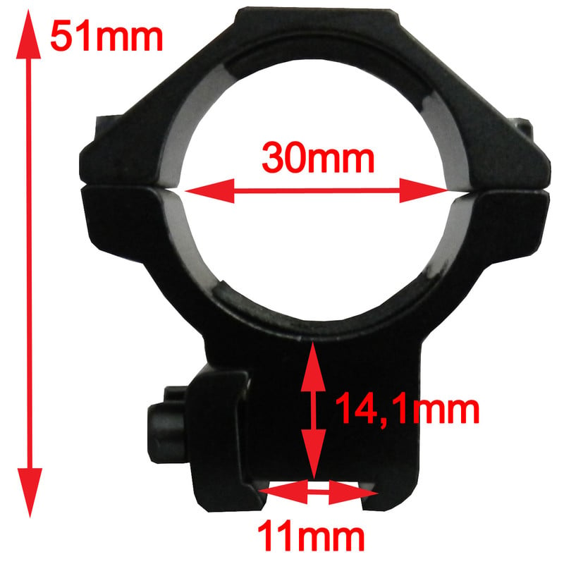 Seben Zielfernrohr Montage 30mm / 11mm Schiene Jagd Gewehr RSM12