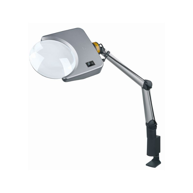 Schweizer Lupenleuchte Tech-Line LED Bifo 4500K, 1,75x/4X Ø202/40mm, bifokal, plankonvex