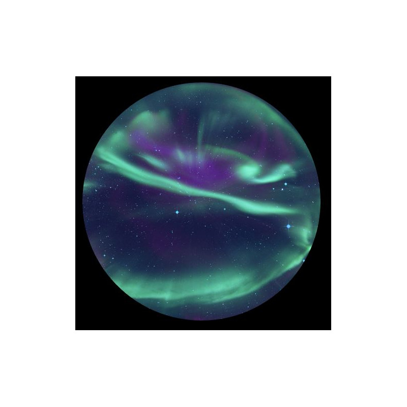 astrial Dia für das Sega Homestar Planetarium Aurora Borealis Scenic