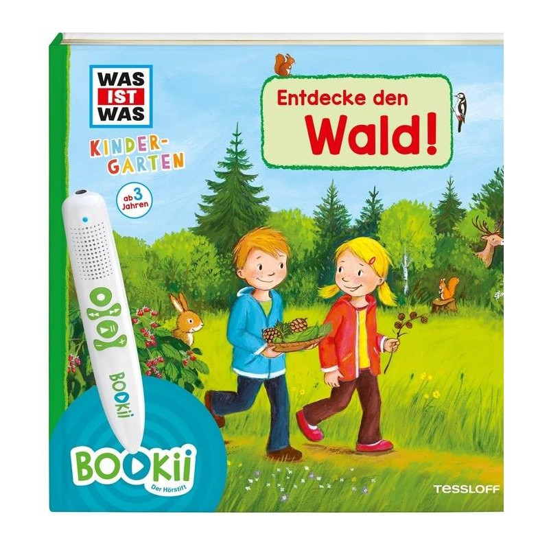 Tessloff-Verlag BOOKii WAS IST WAS Kindergarten Starter-Set Entdecke den Wald!