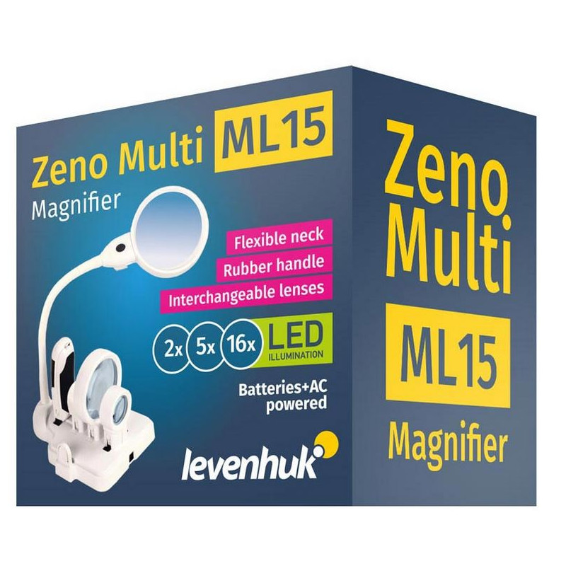 Levenhuk Lupe Zeno Multi ML15 White