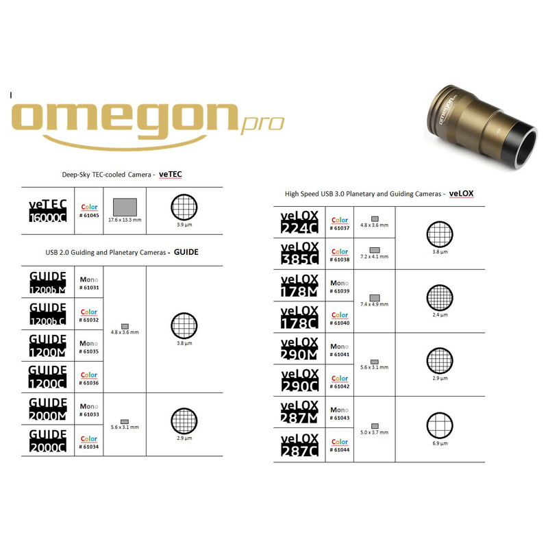 Omegon Kamera veLOX 290 C Color