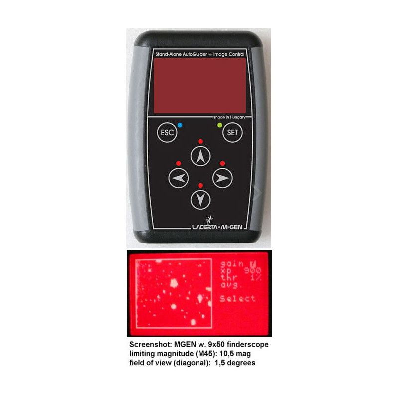Lacerta Kamera Stand Alone Autoguider MGEN Version 2 mit 50mm Sucherfernrohr