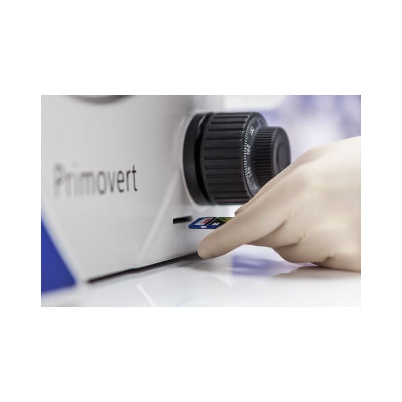ZEISS Inverses Mikroskop Primovert HDcam Ph1, 40-400x, Kond 0.3, 5MP