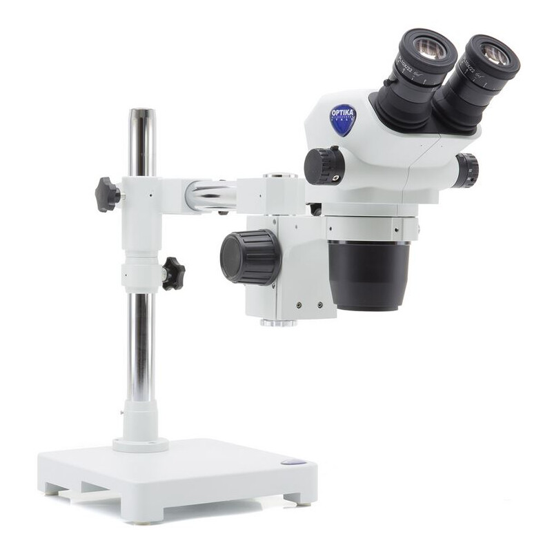 Optika Zoom-Stereomikroskop SZO-7  bino, 6.7-45x, überhängend, 1-Arm, ohne Beleuchtung