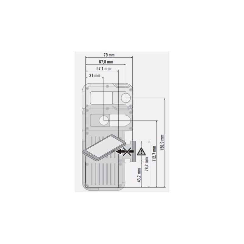 Swarovski Smartphone-Adapter Set VPA-Adapter mit AR-B Adapterring für BTX/ Ferngläser