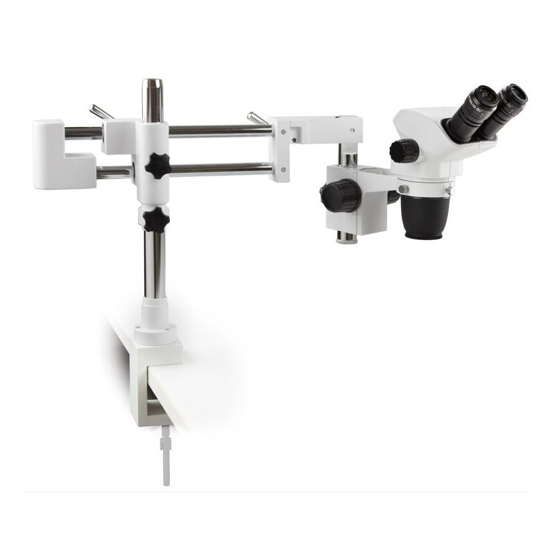 Euromex Zoom-Stereomikroskop NZ.1902-BC, 6.7-45x, Doppelarm, Tischklemme, bino
