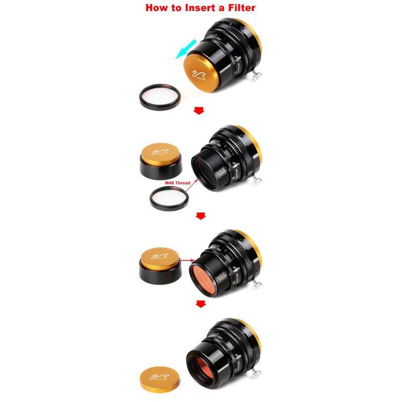 William Optics Flattener Flat73A für ZenithStar 73