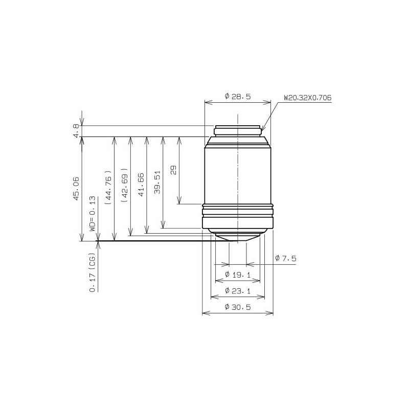 Evident Olympus Objektiv UPLXAPO100XO, 100x, plan, apochro