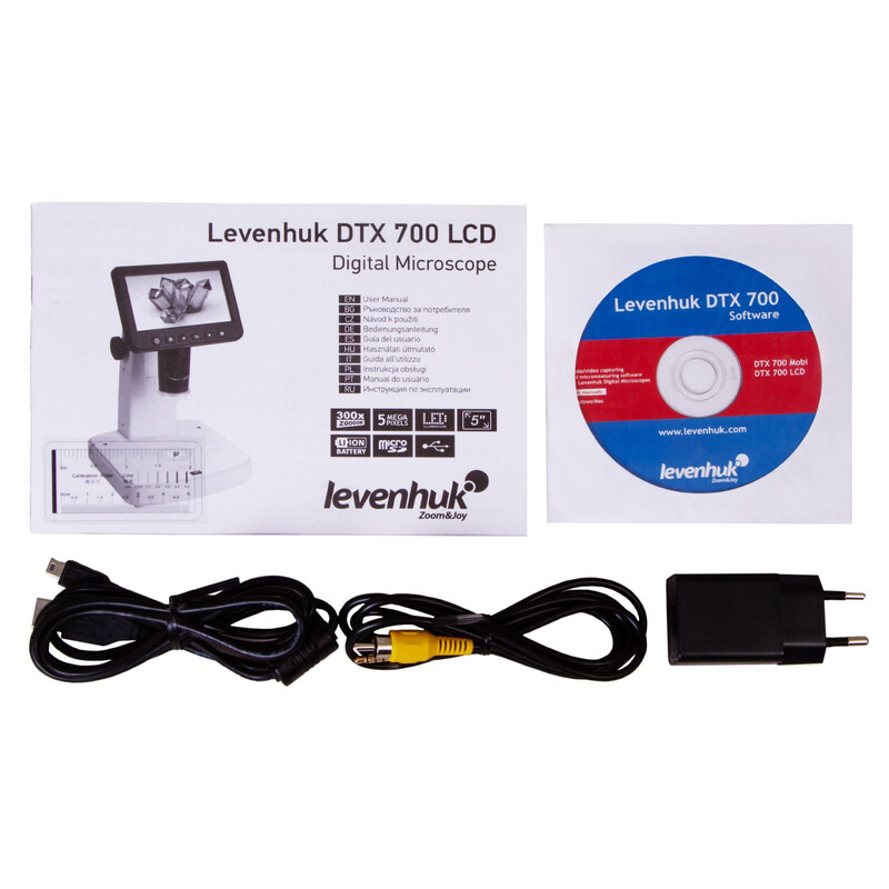 Levenhuk Mikroskop DTX 700 LCD 10-300x 5MP LED