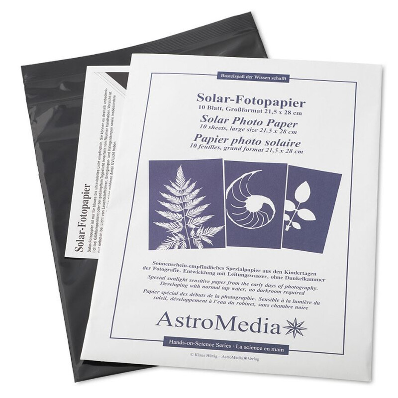 AstroMedia Bausatz Das Solar-Fotopapier 21,5 x 28 cm
