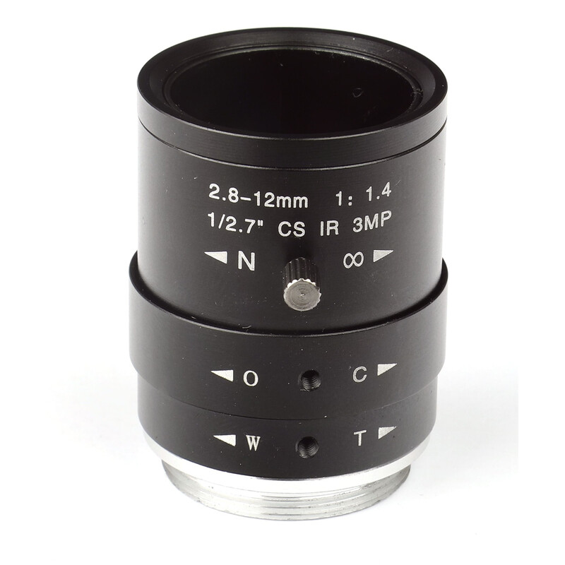 Omegon CS-Mount Objektiv 2,8-12mm f/1,4