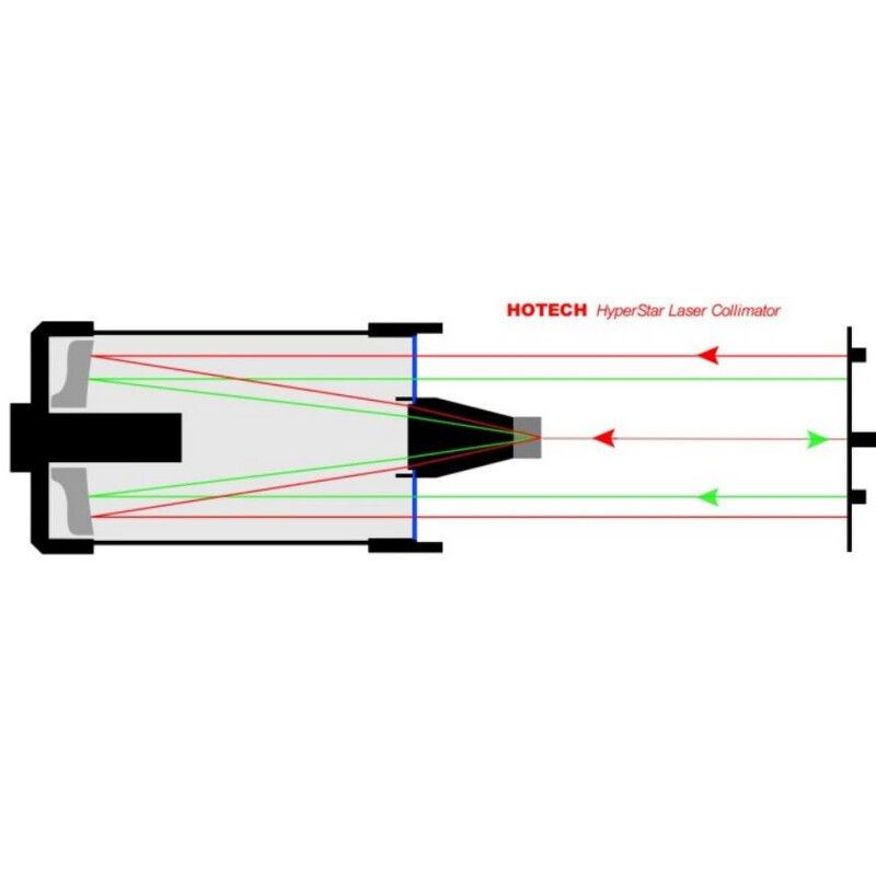 Hotech Justier-Laser HyperStar Laser Kollimator 14"