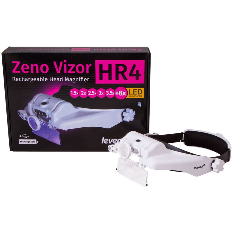 Levenhuk Lupe Zeno Vizor HR4 rechargeable