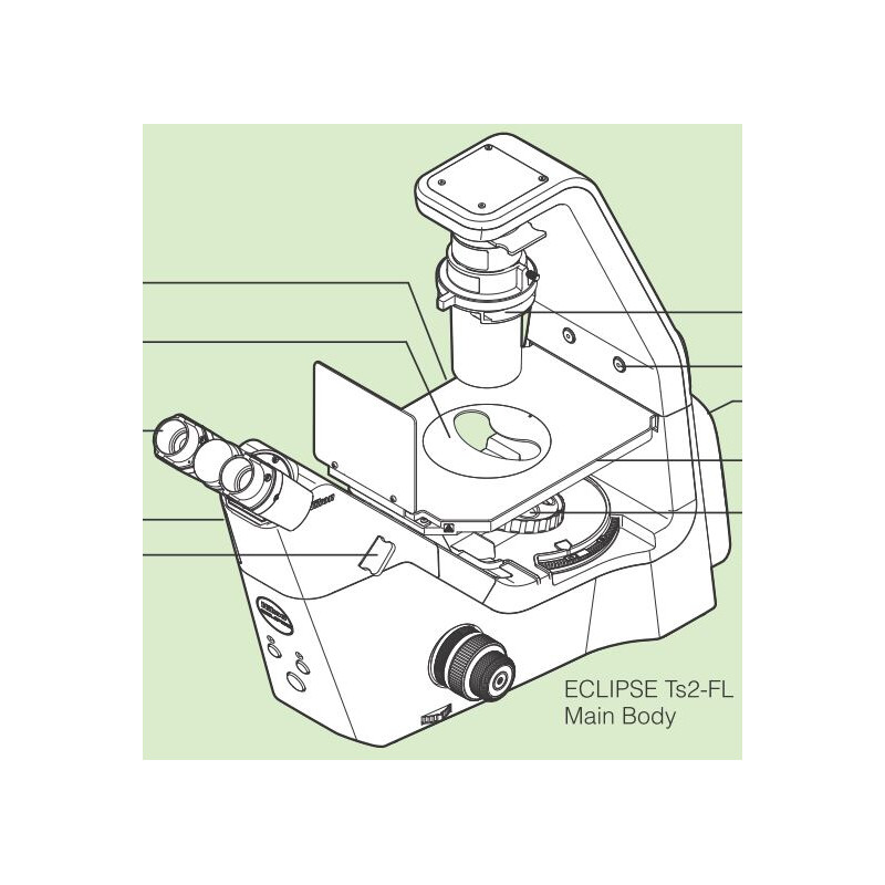 Nikon ECLIPSE Ts2-FL, LED, episcopic FL-LED, quintuple, r