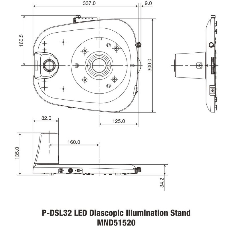 Nikon Säulenstativ P-DSL32 LED Plain Base for transmitted light with pillar