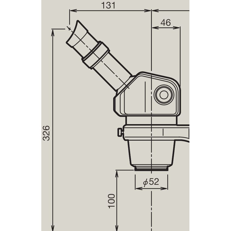 Nikon Zoom-Stereomikroskop SMZ445, bino, 0.8x-3.5x, 45°, FN21, W.D.100mm, Durchlicht, LED