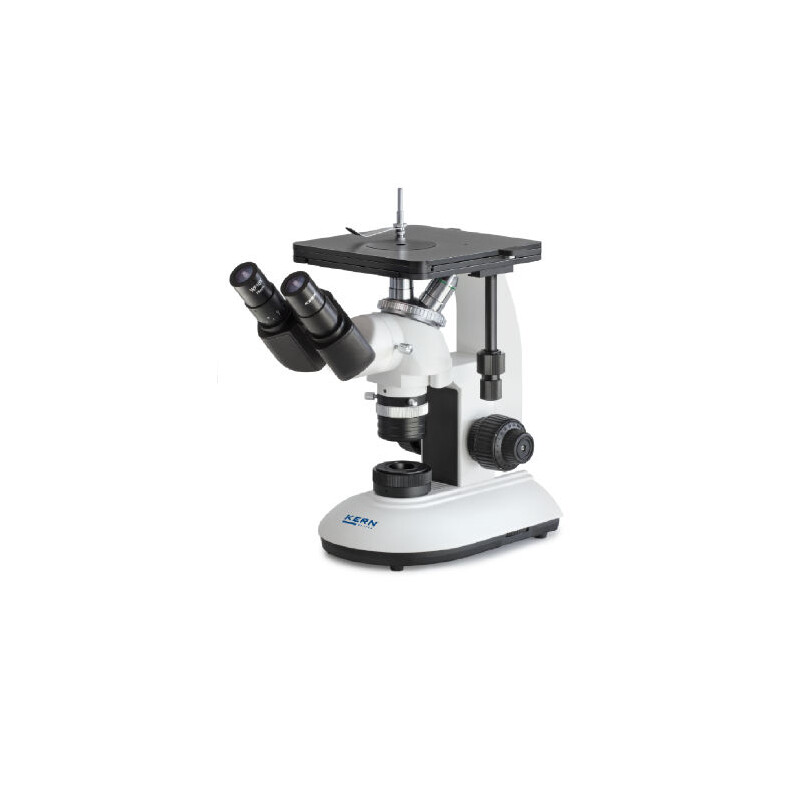 Kern Inverses Mikroskop OLF 162,  invers, MET, bino, DIN planchrom,100x-400x, Auflicht, LED, 3W
