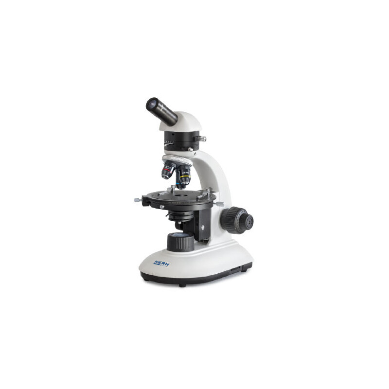 Kern Mikroskop OPE 118, POL, mono, achro, 40x-400x, Auficht, HAL, 20W