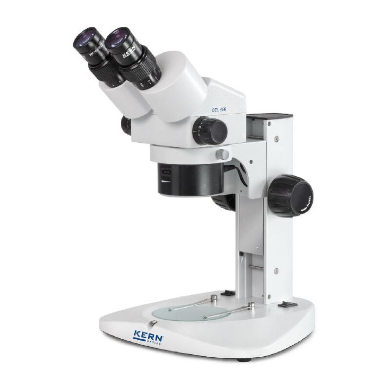 Kern Zoom-Stereomikroskop Stereo-Zoom Mikroskop OZL 456, bino,  Ringlicht, 10x23, 0.21W LED, 0,75-5,0x