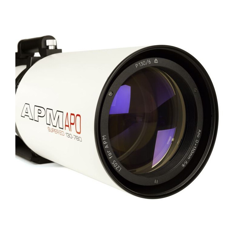 APM Apochromatischer Refraktor AP 130/780 LZOS 3.7-ZTA  Riccardi Reducer M63 OTA