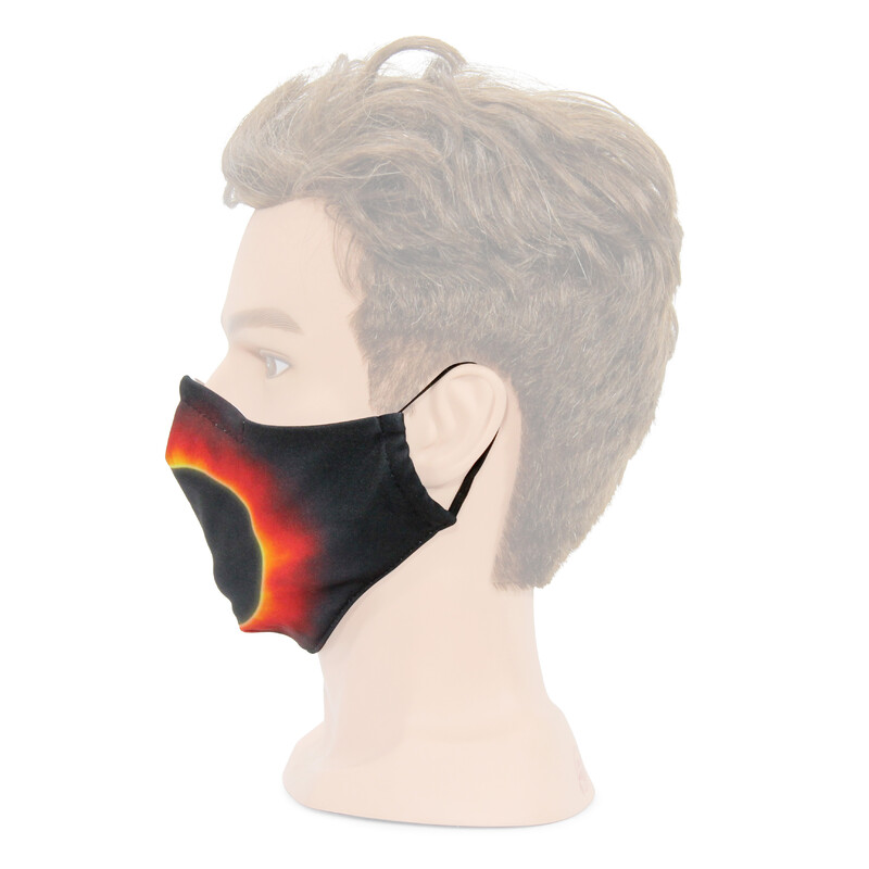 Masketo Mund- und Nasenmaske mit Astromotiv Sonnencorona 5 Stück