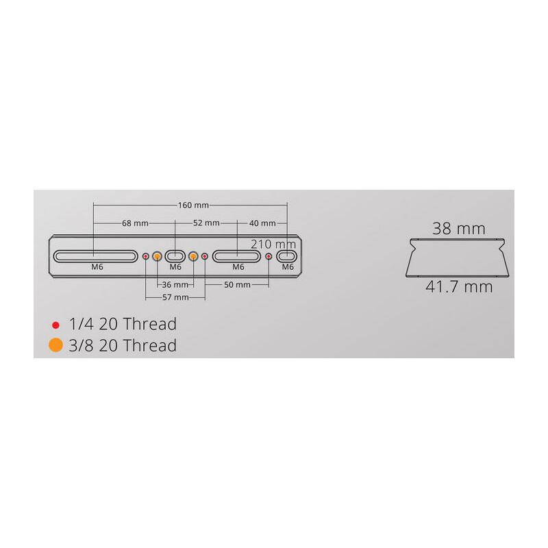 William Optics Prismenschiene DSD 210