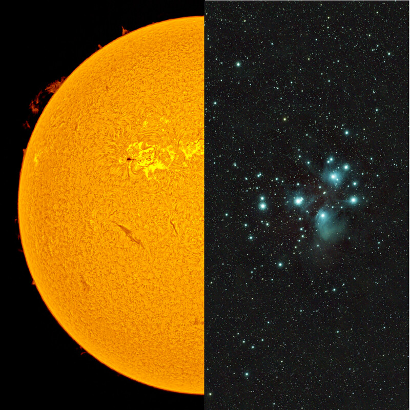 Lunt Solar Systems Sonnenteleskop ST 60/420 LS60MT Ha B1200 BT C Allround OTA