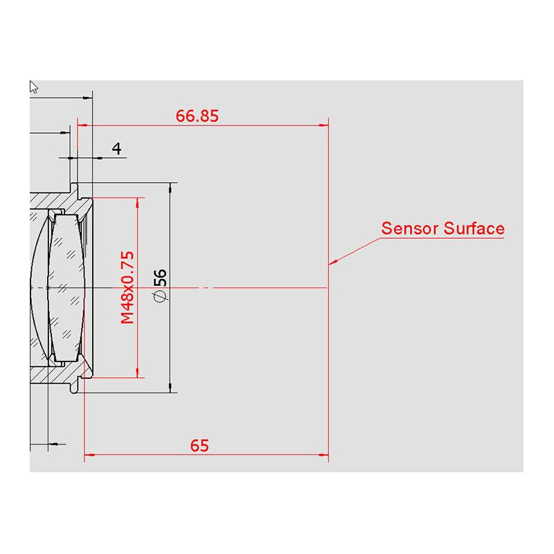 TS Optics Komakorrektor 0.73x 2"