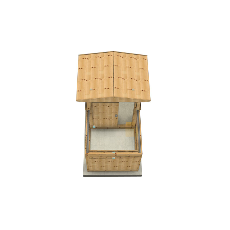 Dome Parts Rolldach-Sternwarte GreenLine MICRO-MS20 mit Holzschutz