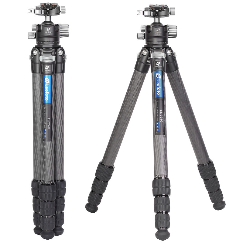 Leofoto Carbon-Dreibeinstativ LS-324C Ranger + Ballhead Panorama LH-40PCL