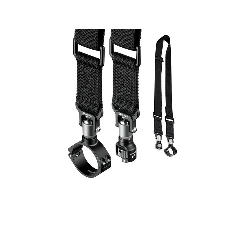 Leofoto Tragegurt Strap-36LM inkl. QD-Stativbeinschelle 36mm und QD-Buchse 3/8"