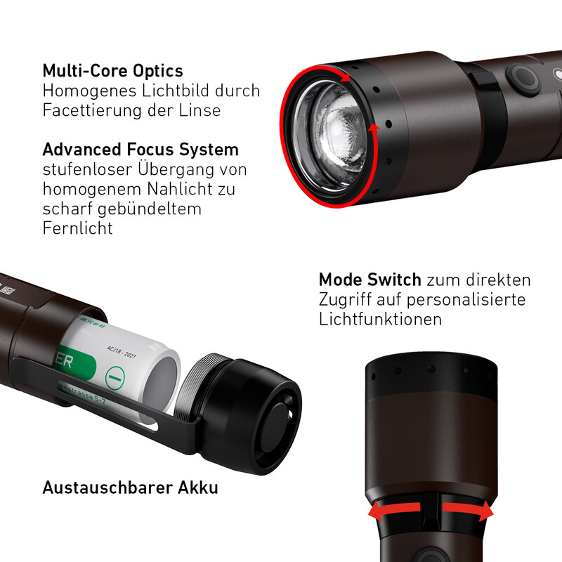 LED LENSER Taschenlampe P7R Signature