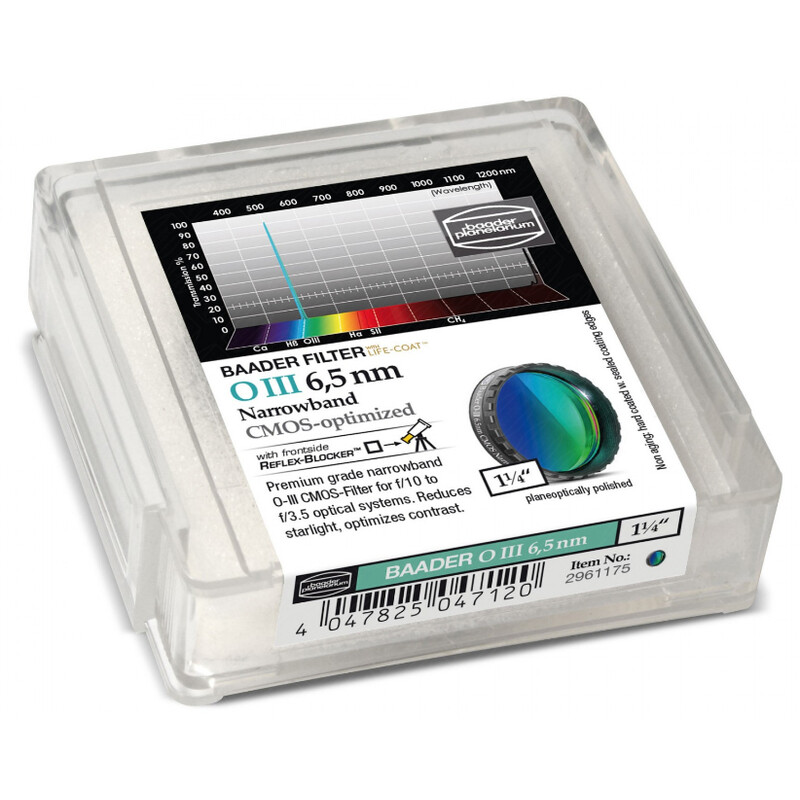 Baader Filter OIII CMOS Narrowband 1,25"
