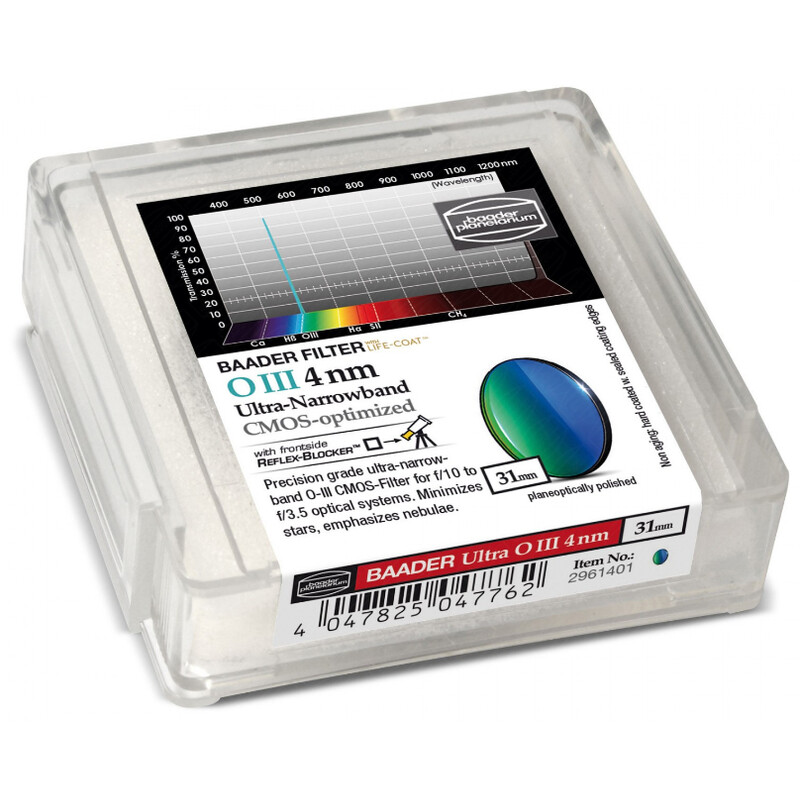 Baader Filter OIII CMOS Ultra-Narrowband 31mm
