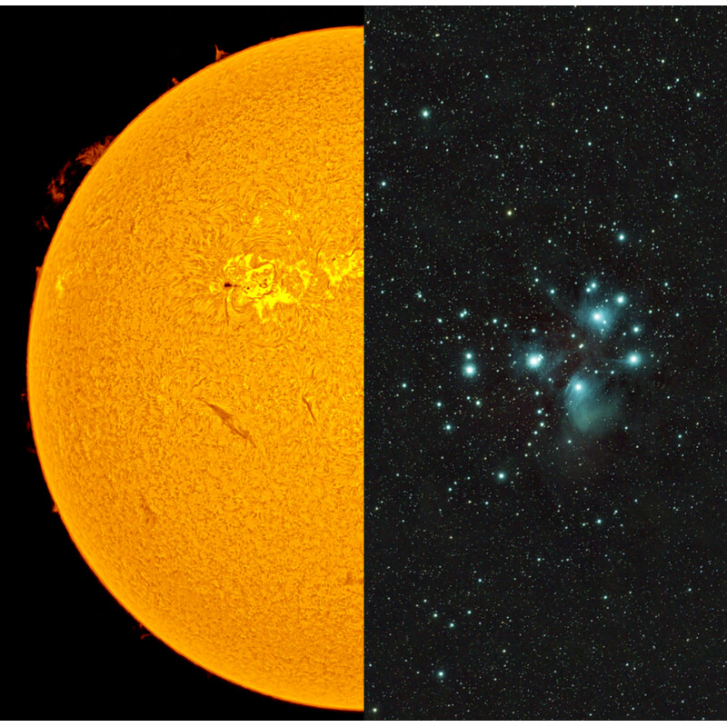 Lunt Solar Systems Sonnenteleskop ST 70/420 LS60MT Ha B1200 Allround OTA