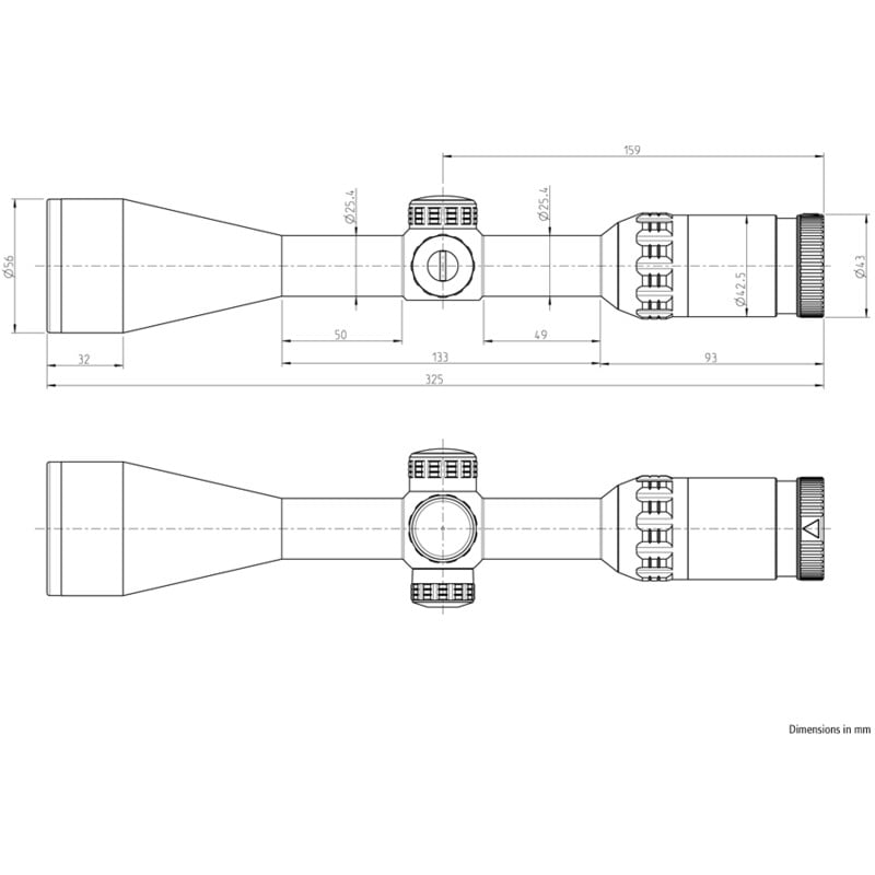 Kahles Zielfernrohr HELIA 3 3-10x50i , 4-Dot