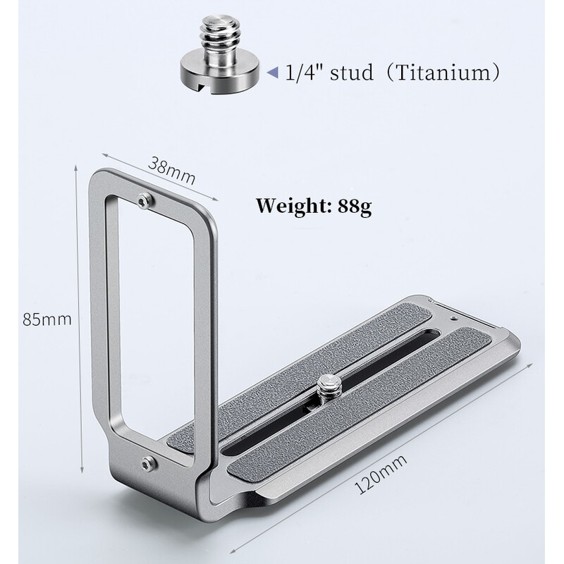 Leofoto L-Halterung UL-01T Titanium