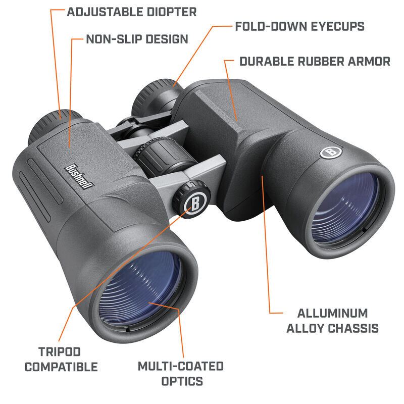 Bushnell Fernglas Powerview 2.0 10x50 Aluminum, MC