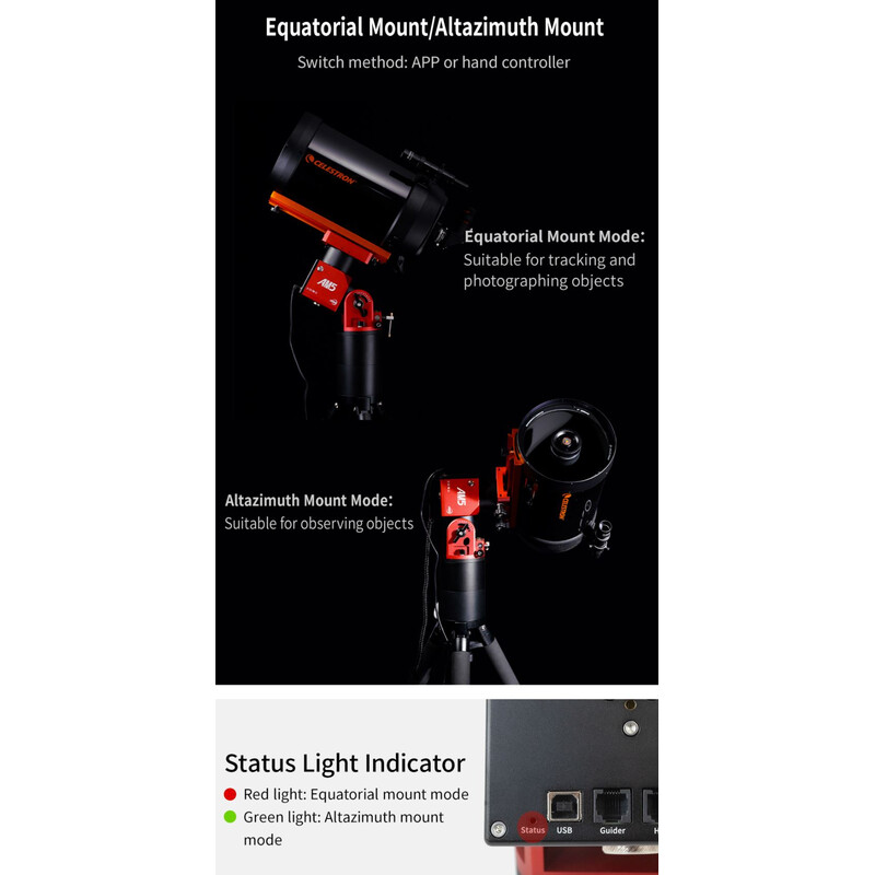 ZWO Montierung AM5 Harmonic Equatorial Mount + Carbon Tripod