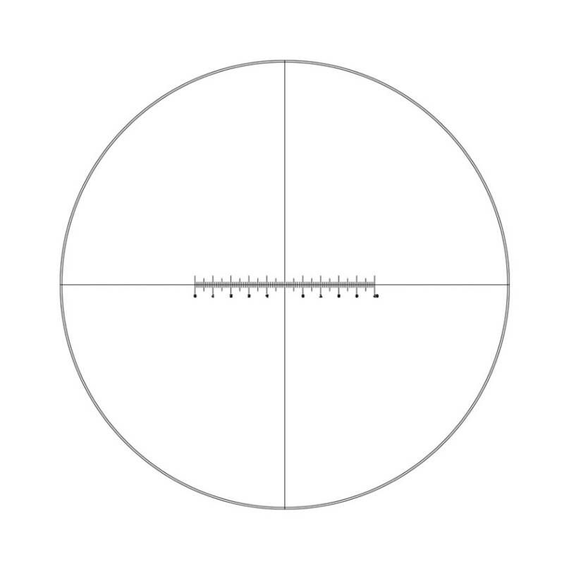Motic Messokular Mikrometer Okular WF10X/20mm, 10mm /100, Fadenkreuz (B3_PL)
