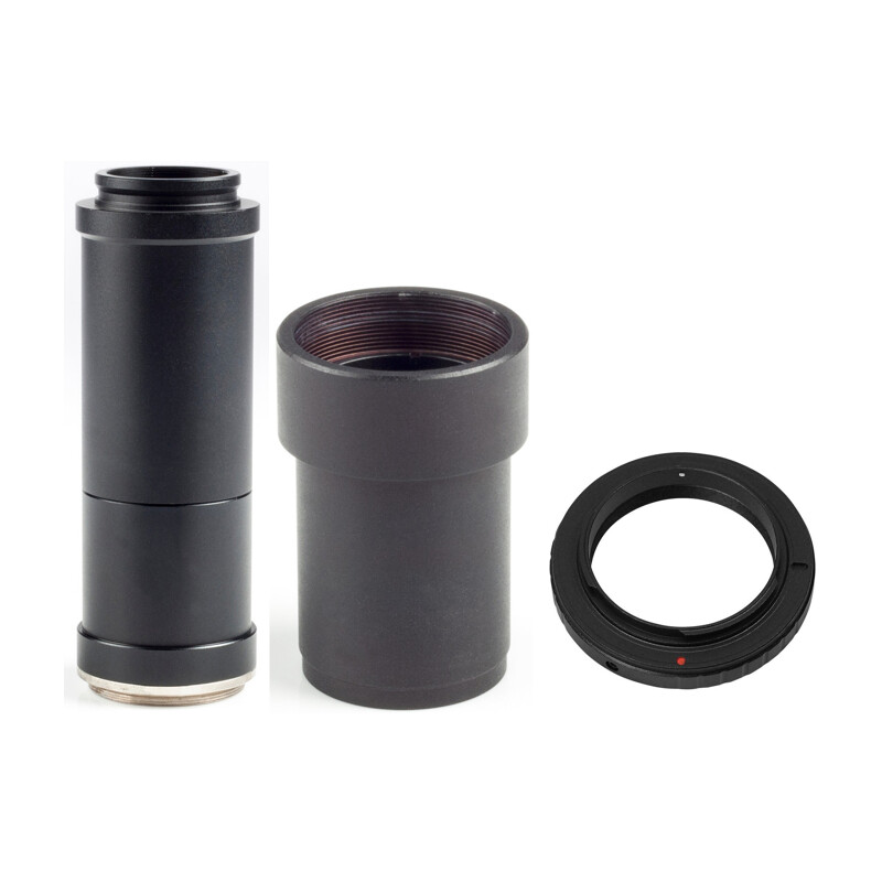 Motic Kamera-Adapter Set (4x) f. Full Frame mit T2 Ring für Nikon